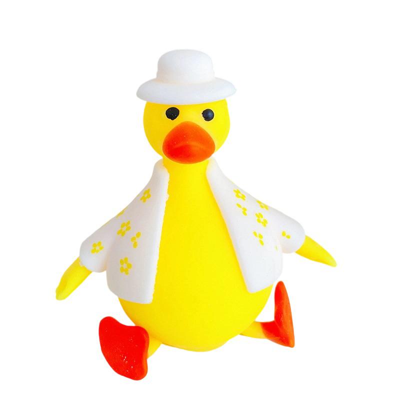 Duck Shape Slow Rising Squeeze Toy Cartoon Animal Slow Rebound Toy Anti-Stress Rebound Ball Stress Relief Toy Birthday Gift