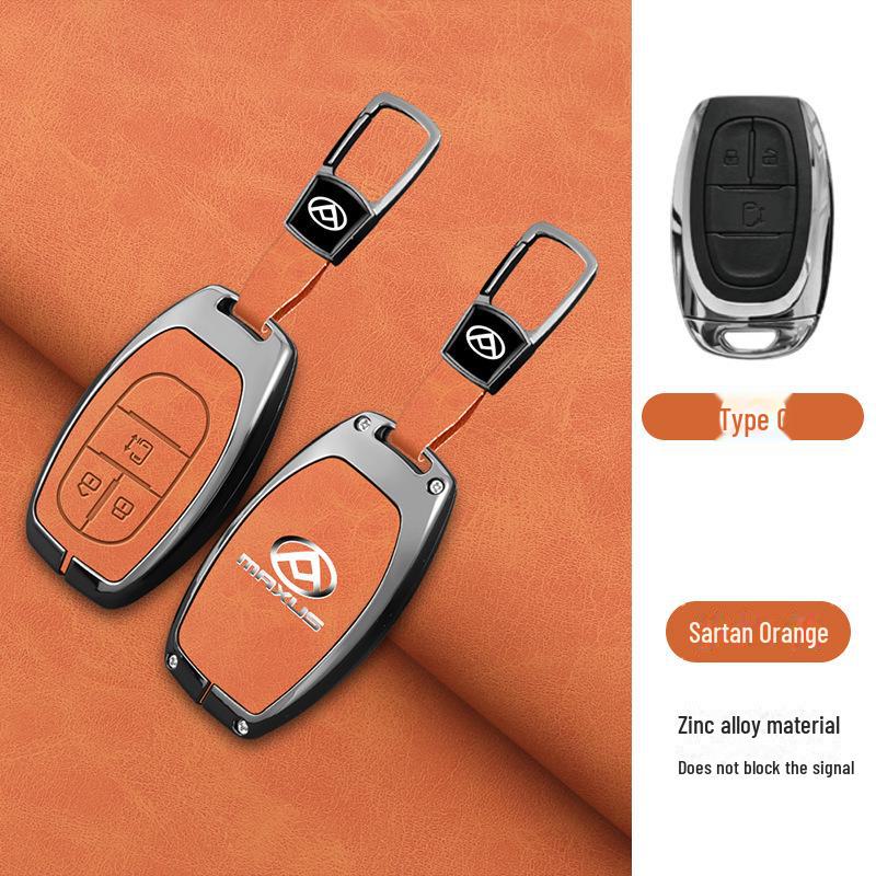 Capa de Chave SAIC Maxus D90 para Carro Maxus G50 2019 Feminino, Carcaça de Metal de Alta Qualidade com Fivela.
