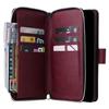 For Samsung Galaxy A33 5G Zipper Wallet Case Card Slots Leather Phone Cover