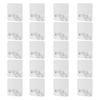10/20Pcs Wall Mounted Storage Hooks Cord Holder Transparent Easy to Install Adhesive