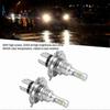 2 X H4 9003 Hb2 6000k Super White Csp Led Headlight Bulb Kit