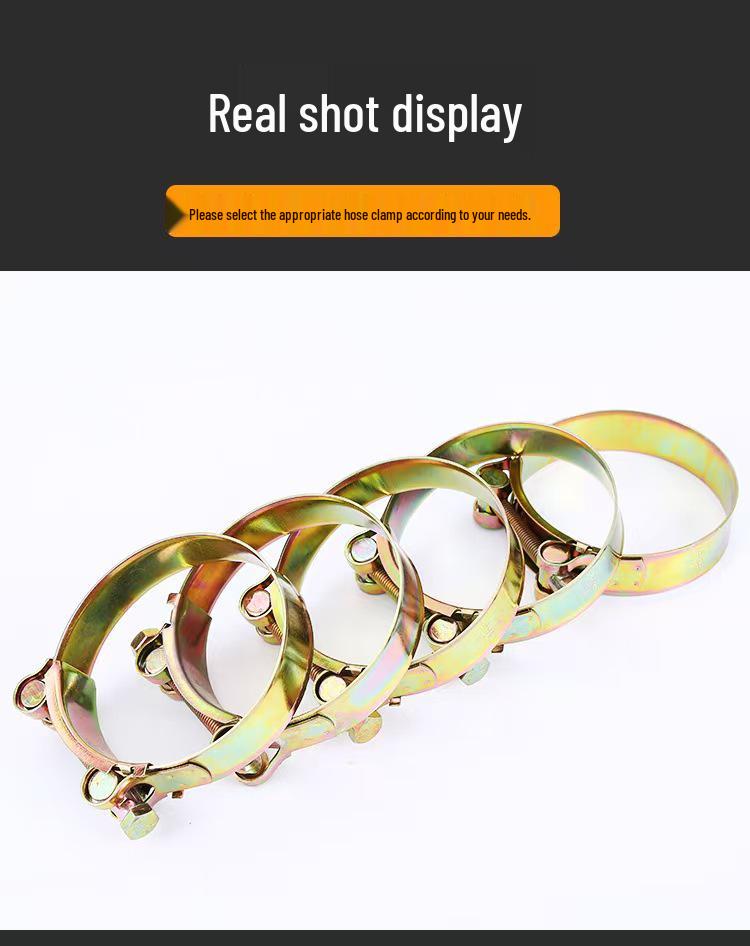European Galvanized Durable Anti-Corrosion U-Bolt Hose Clamp for Secure Piping