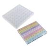 Practical 56 Grids Jewelry Organizer Box Independent for Rhinestone Crystal Bead Organizer Container Small Parts Storage