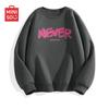 MINISO Men's Heavyweight Oversized Crew Neck Sweatshirt