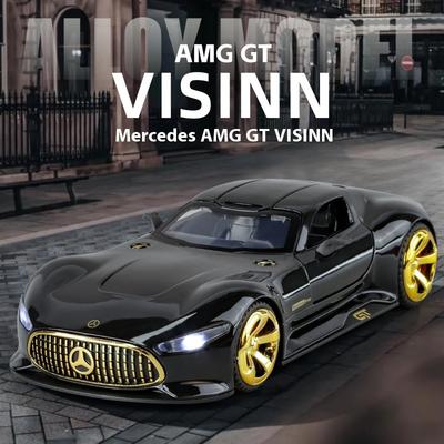 1:32 Mercedes Benz AMG Vision GT Supercarro Liga de Zinco Fundido Modelo de Carro Coleção Hobby Boutique Presentes Decorativos Para Amigo Presente