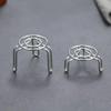 2Pcs Ultra Mini Steaming Rack Small Stainless Steel Height And Height Small Leg Rack Health Pot Thermos Cup Small Pot Rack 2Size