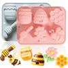 Bee Theme Chocolate Dessert Mold Reusable Baking Mould New Mousse Cake Mold  Baking Tools