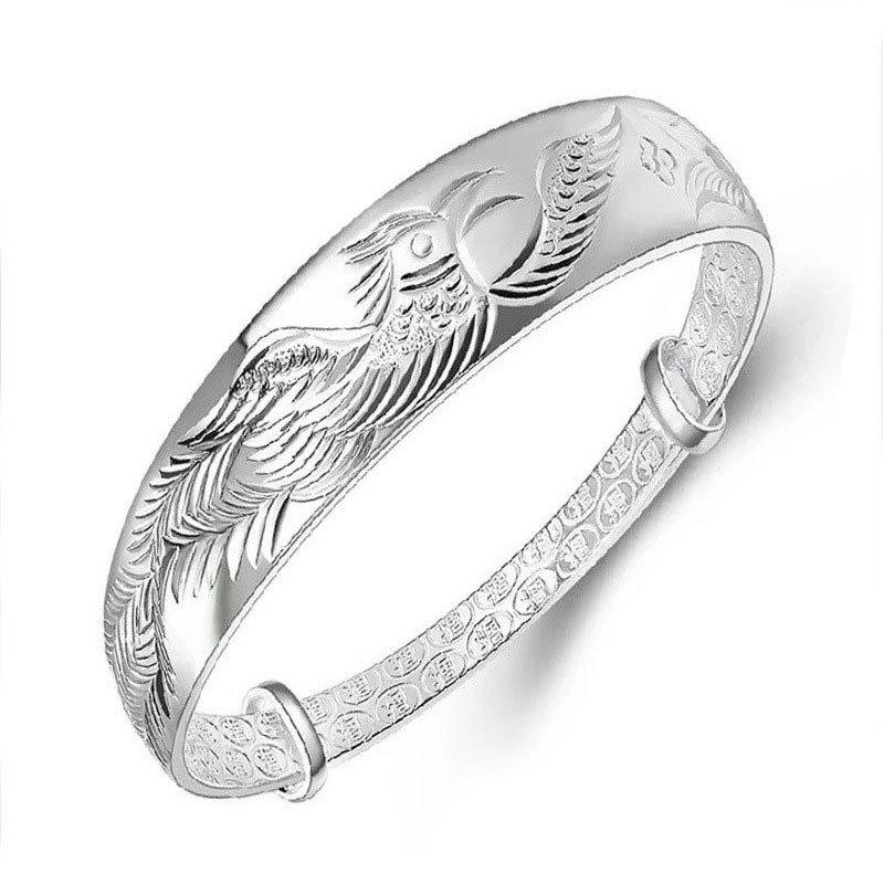 Phoenix Laiyi Korean-Style Silver-Plated Push-Pull Women's Bracelet