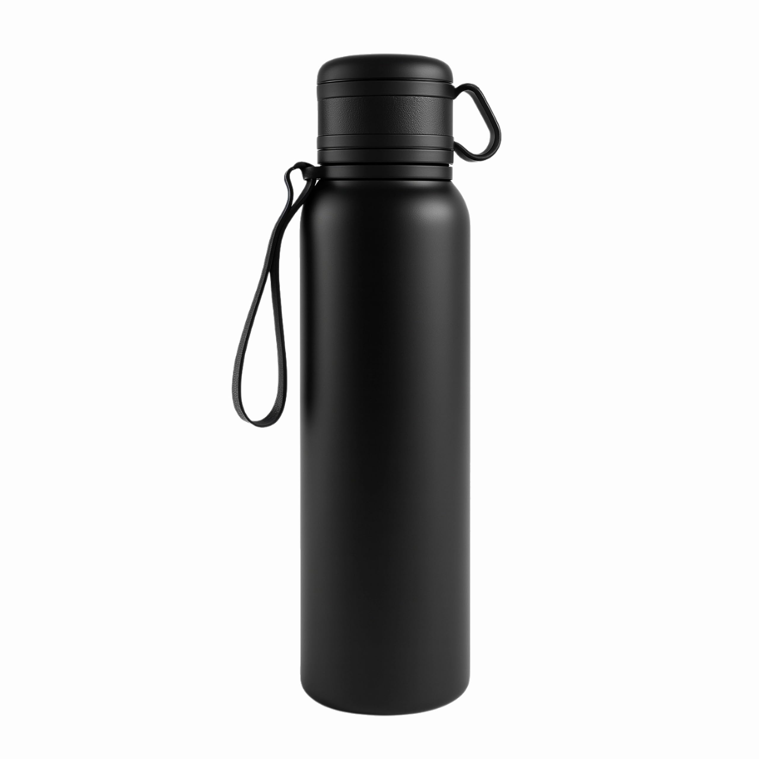 

IOLOYU 1 Liter Large Capacity Stainless Steel Thermos Bottle (1000ml) - Direct Drinking, One-Touch Opening and Closing, Easy to Clean, Stylish Vacuum