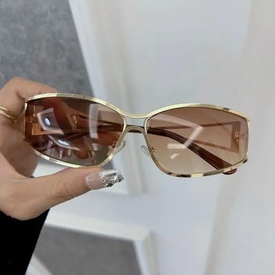 Lovely Square Designer Sunglasses Women Men Metal Frame Cool Sun Glasses Female Male Brand Fashion