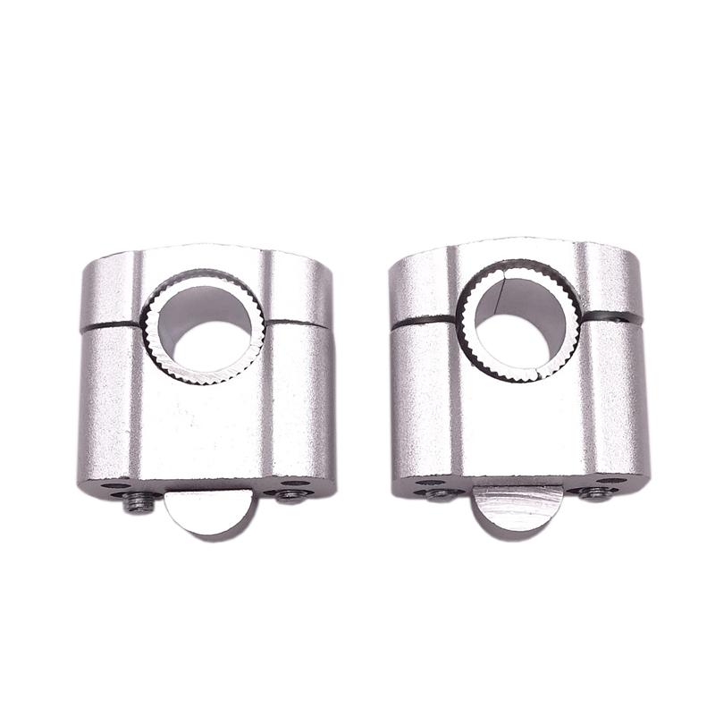 1 Pair Motorcycle Clamp Riser Handle Bar Mount Tripod Adapter For 22MM-25MM Universal Pit Dirt Frame Fittings Bike Moto Aluminum