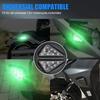 X-STYLE Motorcycle Turn Signal LED Green Turn Signal Lamp Marker Lamp Daylight 9 LED