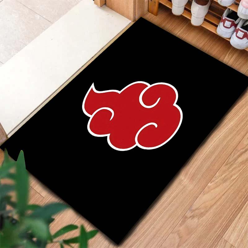 Naruto Teppich für Wohnzimmer Schlafzimmer Zuhause Sofadekoration, rutschfeste Bodenmatte für Kinder zum Spielen
