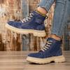 Fashion Casual Boots Women Thick Soles Trendy Canvas Shoes Comfortable Outdoor  New Light Women's Sneakers