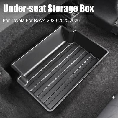 Car Under Seat Storage Box Organizer Trays for Toyota RAV4 2020-2025 XA50 Car Interior Stowing Tidying Accessories