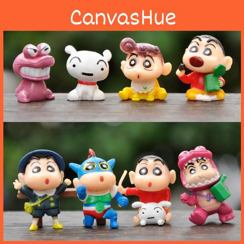 Shinchan Mini Collectible Pvc Figurine For Creative Diy Decorative Gift Box