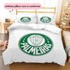 Palmeiras Pattern Bedding Quilt Set  Home Decoration  Gift (1 * duvet cover + 2 * pillowcase  without core)