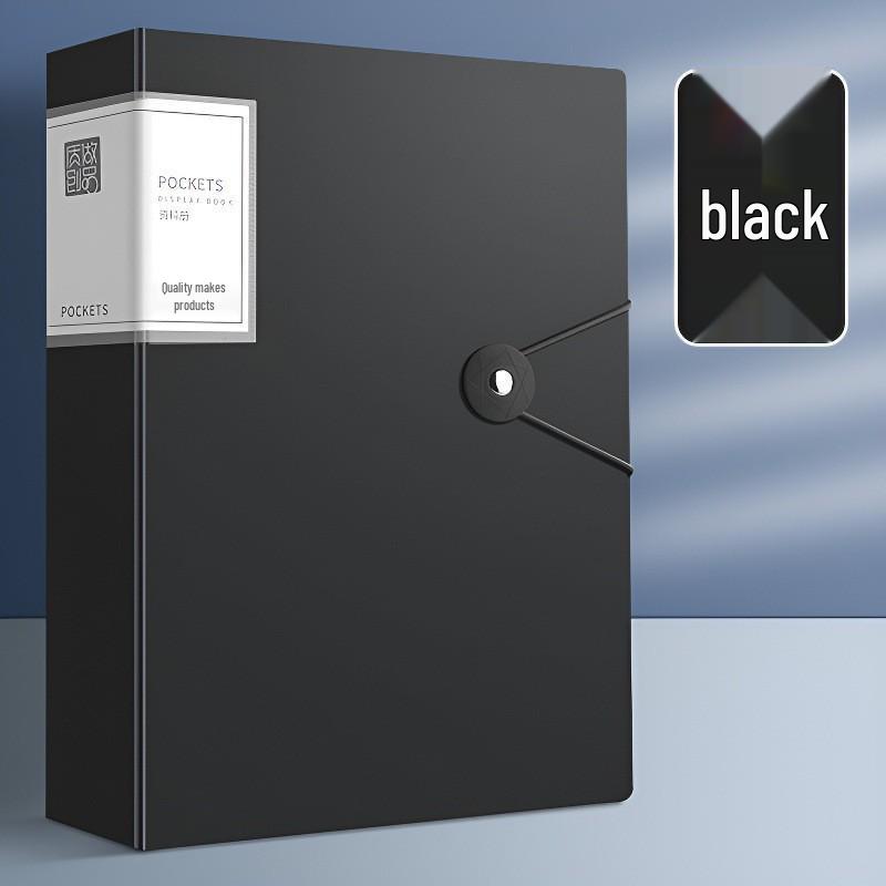 A4 Transparent Document Holder with Multi-layer Organizer and Explosion-proof Design