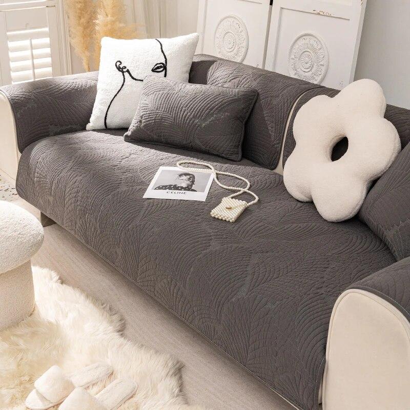 

Современные хлопковые чехлы для диванов, осенне-зимние, нескользящие, толстые, для дивана, подушки, полотенца для дивана, скандинавские домашние универсальные чехлы, декор 70x70 cm