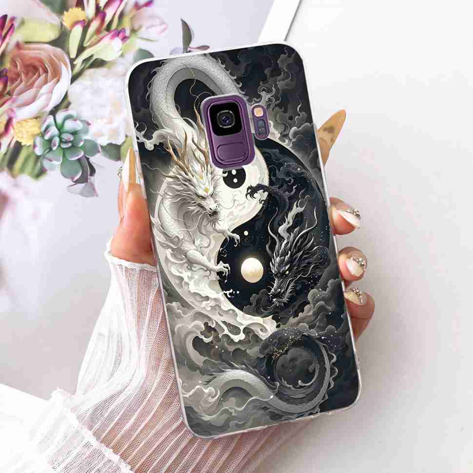 Protective Cases For Samsung Galaxy S9 Plus Soft Silicone Back Cover For Samsung S9Plus S9+ Summer Fresh Butterfly Shell Capa