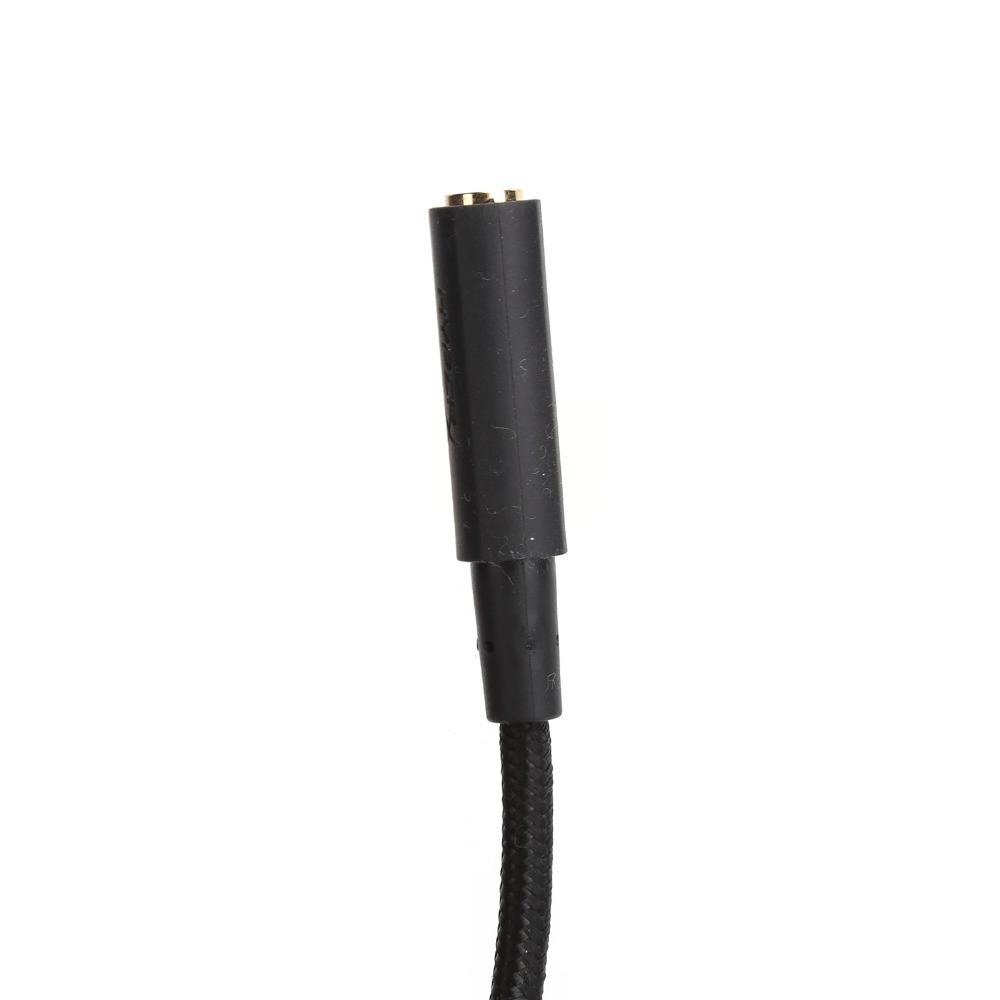 3.5mm Headphone Audio Cable Plug and Play 2 in 1 Adapter Headphone Splitter for for HyperX CloudStinger/CloudMix/CloudAlpha
