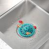 Bathroom Drain Strainer Mesh, Kitchen Sink Filter Stopper, Anti Clogging Hair Catcher for Bathtub and Floor Drain, White, Blue, Pink, Yellow