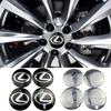 For Lexus NX200T ES250 ES300 ES350 RX350 RX400 GX300 IS300 IS400 Accessories 65MM Alloy Car Wheel Hubcap Sticker Center Cover