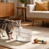 Cat Water Fountain 3L Sensor Rechargeable Quiet Waterer Water Fountain for Cats for Drinking Tabletop Desk Puppy Kitten Dog