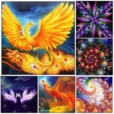 Animal DIY 5D Diamond Painting Set Feather Bird Diamond Mosaic Painting Water Diamond Embroidery Home Decoration Gift