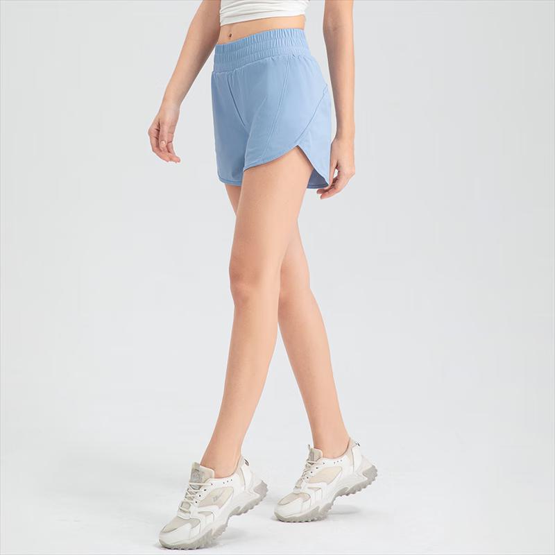 

Женские быстросохнущие шорты для бега с эффектом двух предметов S