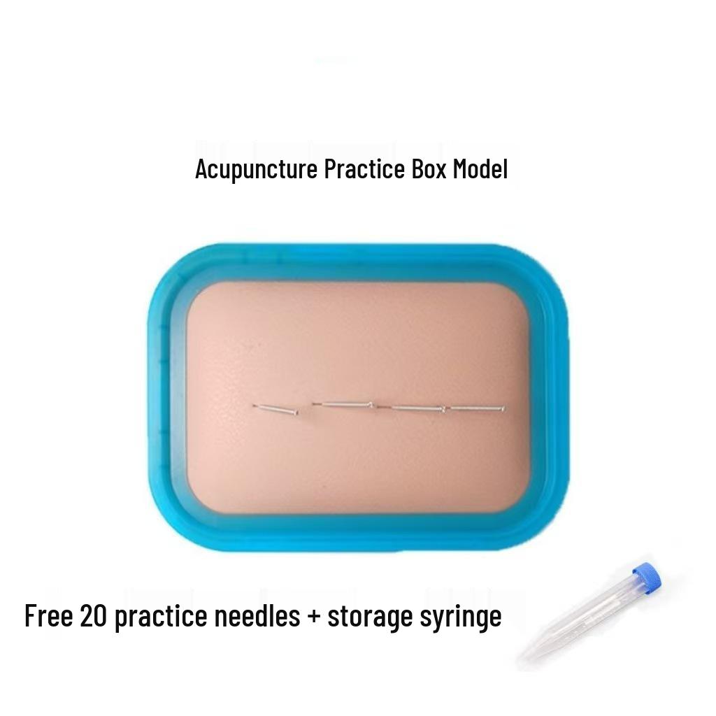 Acupuncture Practice Skin Simulation Kit: Beginner Needling Set with Practice Hand for TCM Students