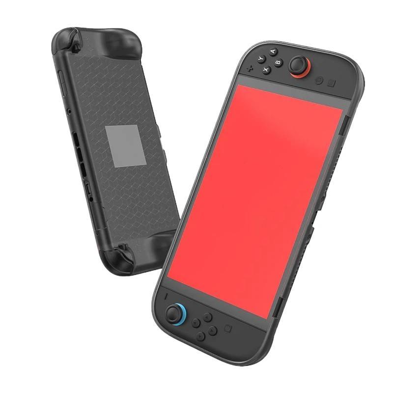 Ergonomic TPU Game Controller Case For Switch 2 Anti-Slip Shock Absorbing Full Body Protective Cover For NS2 Console & Joy-Con