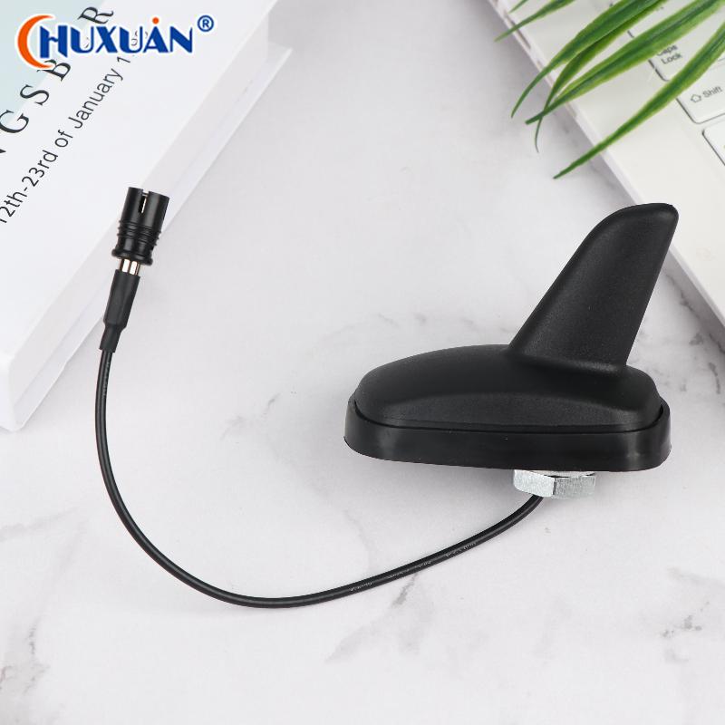 [Q]Universal Car Accessories AM FM Radio Antenna Fin Antenna Replacement Parts RAKU Female Connector Waterproof Signal Booster
