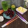 1pair Reusable Light Up Chopsticks Colorful Flashing Wands Fun LightSaber Chopsticks  Party Supplies