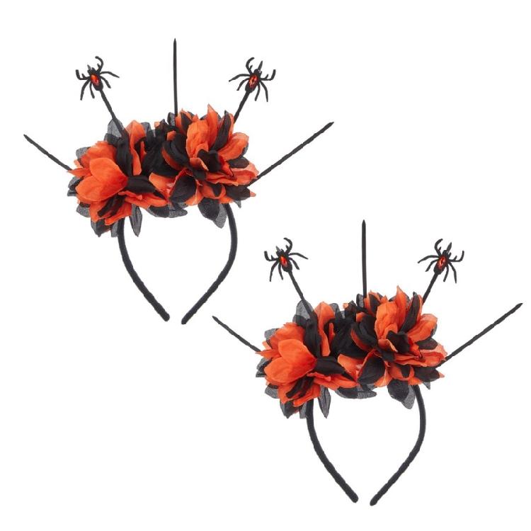 Stylish Headbands Beautiful Halloween Headdress Ornament Stylish Rose Headpiece for Party Dress Up