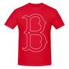 Brooklyn Dodgers Comfortable Tshirt Versatile Outdoor Simple Prints Short Sleeve