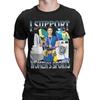 I Support Unisexs Sports Aduld Humor Bootleg Unisexs T Shirts Vintage Tee Shirt Short Sleeve O Neck TShirts Pure Cotton New Tops