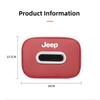 For Jeep Renegade Grand Cherokee Patriot Genuine Leather Hanging Car Tissue Box Seat Back Storage Holder Auto Accessories