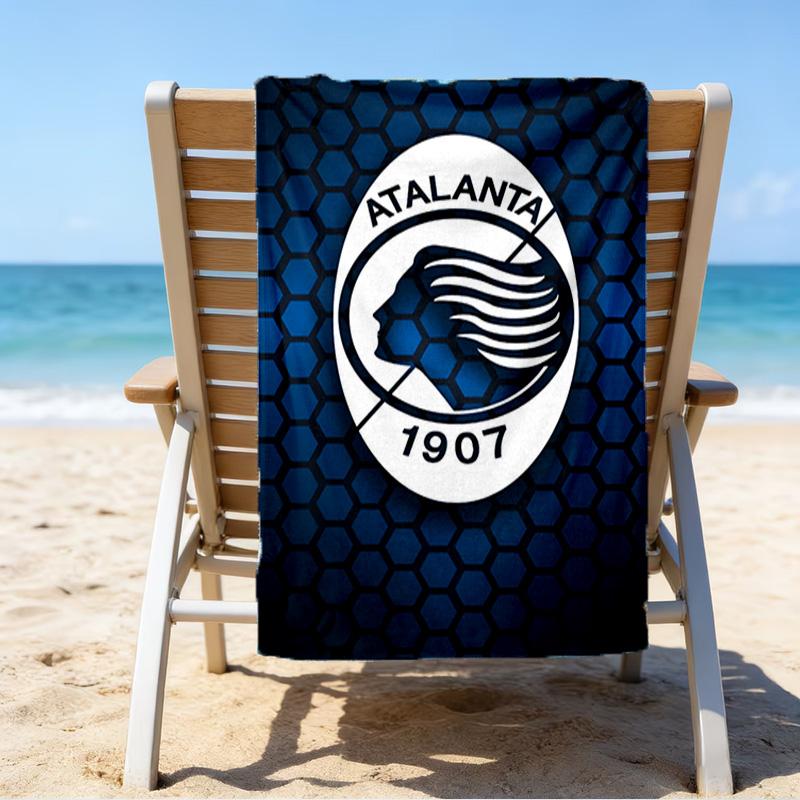 Atlanta Football Club Microfiber Beach Towel, Lightweight And Quick-Dry, for Summer Travel, Beach Essential, Swimming Pool Outdoor