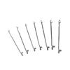35Pcs Shortest ; 3.28inch Needle Hook Stopper Longest ;11.81inch Weave Knitting Tools  Carpets