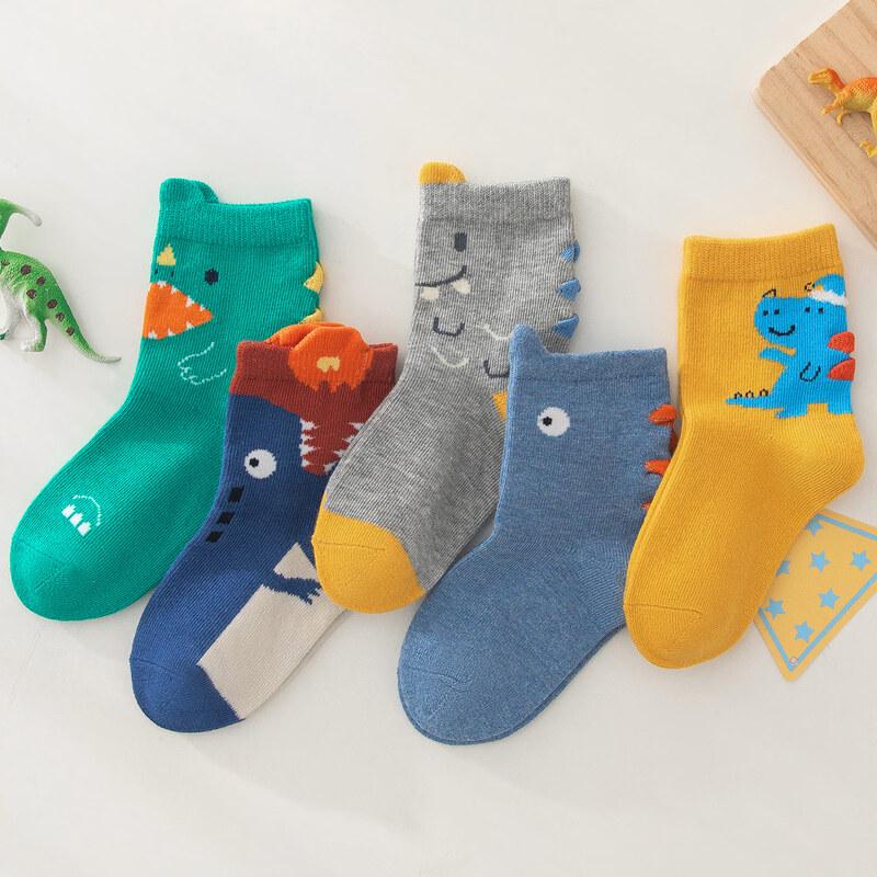 Caramella Kids' Cartoon Mid-Calf Cotton Socks