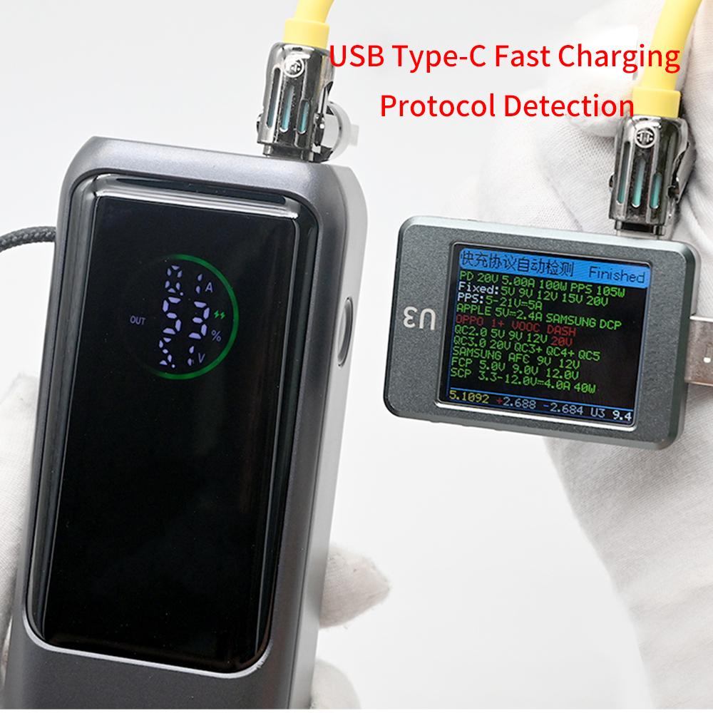 PD100W DIY Battery Charger Case Fast Charging for 4PCS 21700 Polymer 20000mA Battery Power Bank Box for Macbook Need Welding