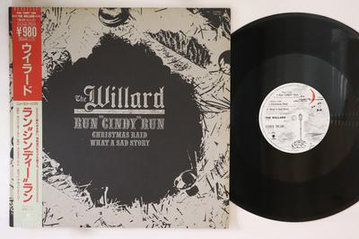 12inch Record WILLARD  Run Cindy Run  Christmas Raid   T98104 EASTWORLD 1986 Japan Obi Japanese PopRock Used