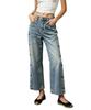 Women's Casual Cropped Jeans - Length Denim Pants for Everyday Wear