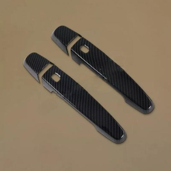 For Chevrolet Blazer - Carbon Fiber Door Handle Cover Trims Accessories