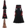 Medieval Women's Halloween Dress With Gothic And Renaissance Flair For Cosplay And Parties
