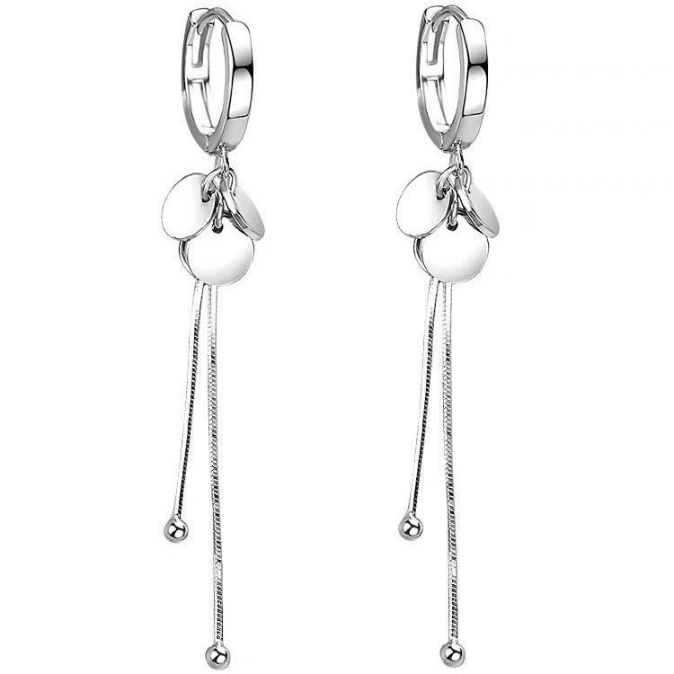 925 Sterling Silver Earrings for Women - Long Tassel, Stud & Hoop Designs, Korean Celebrity Style