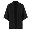 Abrigo Negro de Hombre Capa Blanca Camisa de Playa Verano Haori Hombre Ropa Unisex Hombre