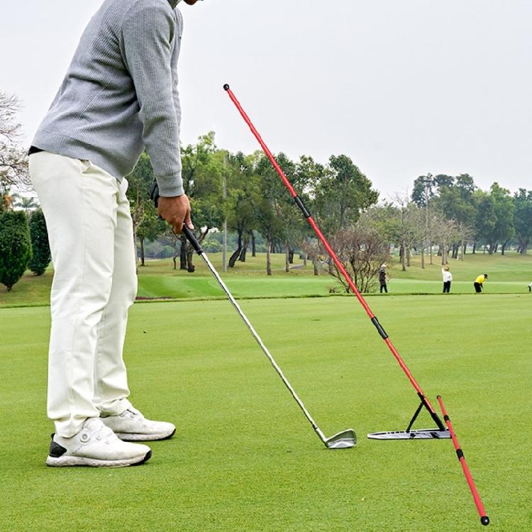 Portable Golf Training Stick Sport Trainers Golf Swing Alignment Rod Swing Angles Adjustment Postures Correction Aid