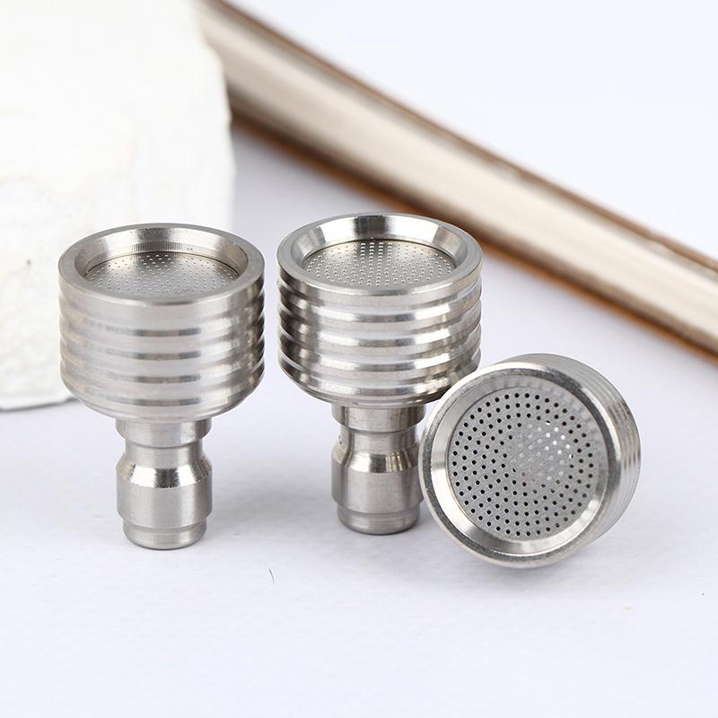 Stainless Steel Shower Blades High Pressure Water Gun Interface Washing Nozzle 1/4 Quick Connect Wash Cars Garden Urban Tool